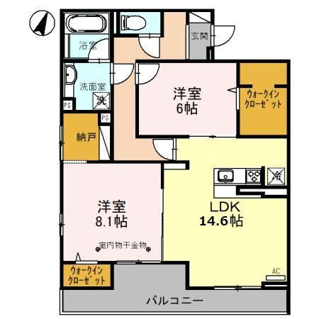プランドール(富士見)の間取り