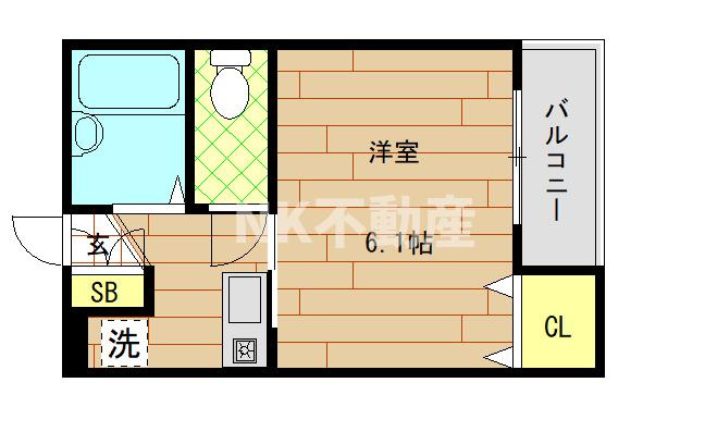 【間取り】 | ポプルスONE（高井田賃貸） | 間取りです