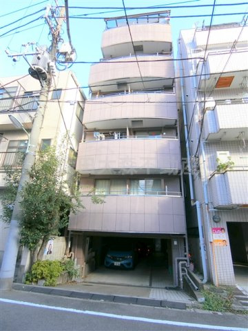 富士ビルの外観|1997年7月築　鉄骨造地上6階建て総戸数9戸の賃貸マンション
JR京浜東北線大森駅最寄りの東京都品川区南大井5丁目