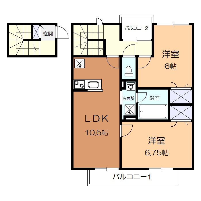 Villa Glanzの間取り