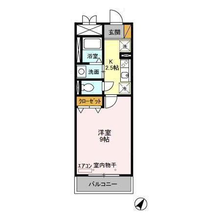 メゾンプログレスの間取り