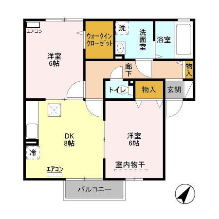 童夢の間取り