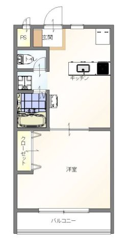 コーポFKの間取り