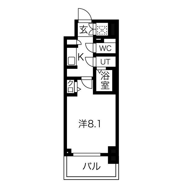 CREST TAPP新栄の間取り