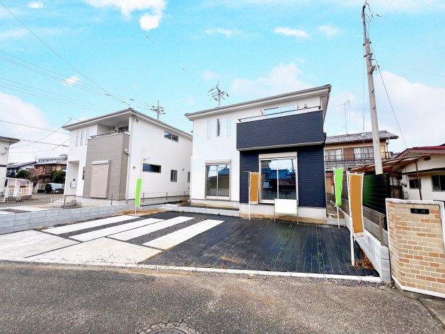 太田市八幡町１期　新築住宅 2号棟の外観