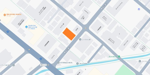 山下駐車場の地図