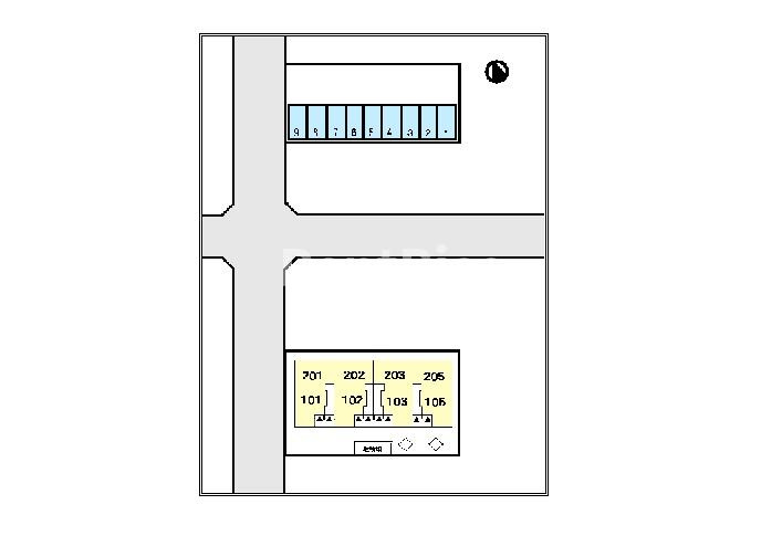 フィオーレの駐車場|駐車場