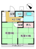 川口市大字里のアパートの画像