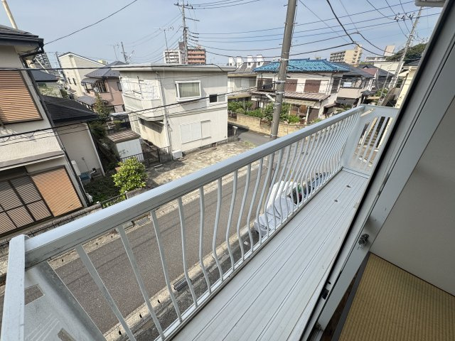 エステートピア吉井町のバルコニー