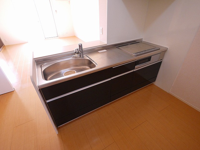 グランパルクⅡのキッチン|きれいなキッチンです