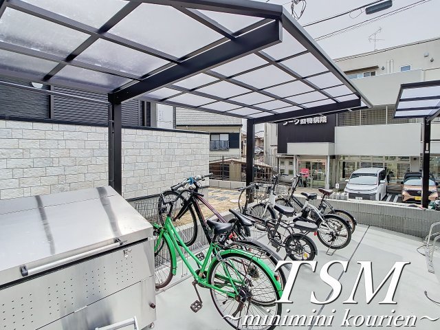 イリスコート香里園Ⅱのその他共用部分|敷地内駐輪場