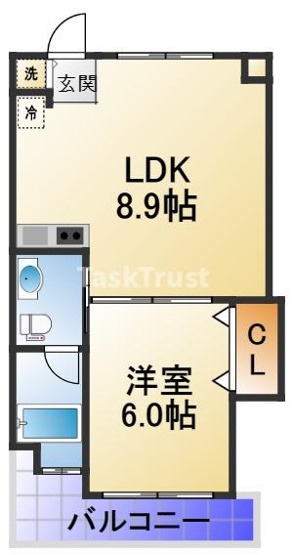 【間取り】 | サクセス天神橋フロント
