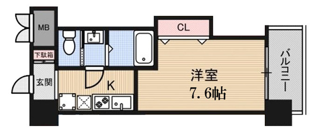 【間取り】 | Luxe布施北Ⅰ