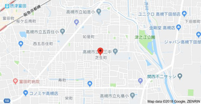 【地図】 | ESTグリーンハイツ高槻
