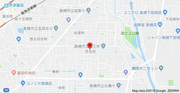 【地図】 | ESTグリーンハイツ高槻