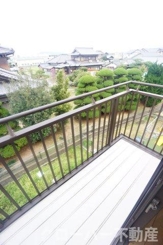 グリーンハイツ植田Ⅱのバルコニー