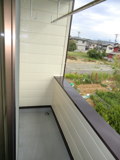 グリーンハイツのバルコニー