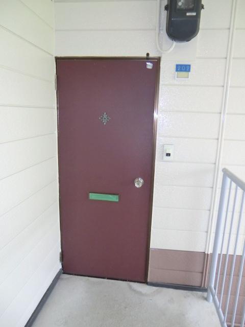 グリーンハイツの玄関