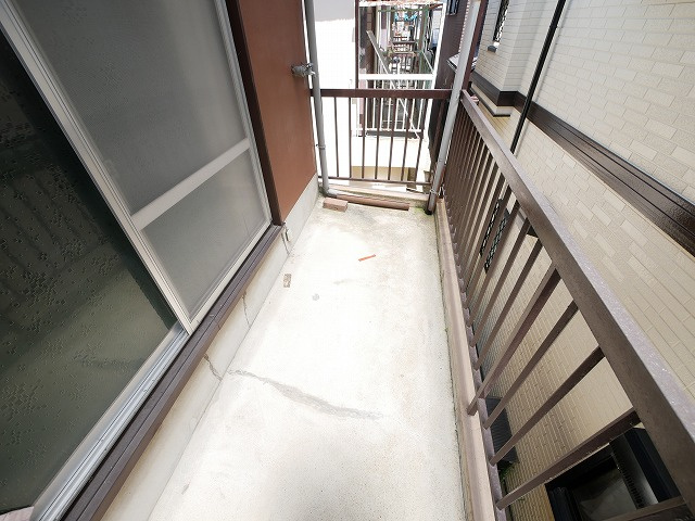 山口一戸建(北)のバルコニー|広々としたバルコニーです