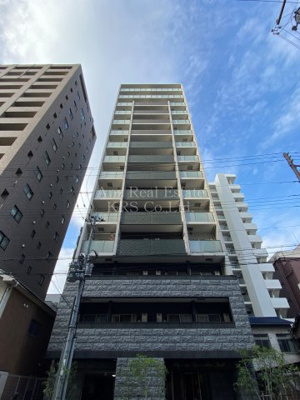 【外観】 | エス・キュート京町堀 | 落着いた雰囲気のモダンな外観のマンションです♪