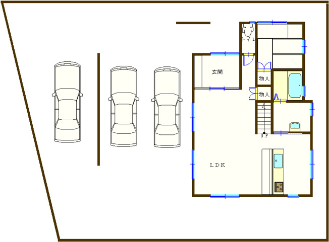【間取り】 | 新潟市北区松浜東町2丁目 未入居