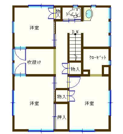 【間取り】 | 新潟市北区松浜東町2丁目 未入居