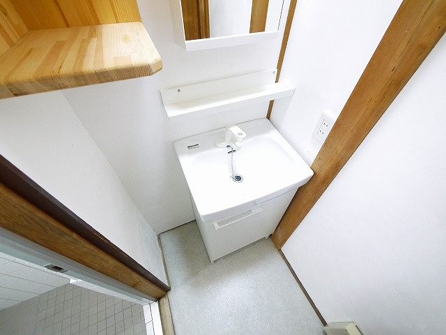 学園南テラスの洗面所