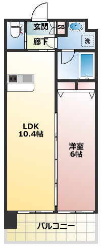 Dimus福島の間取り