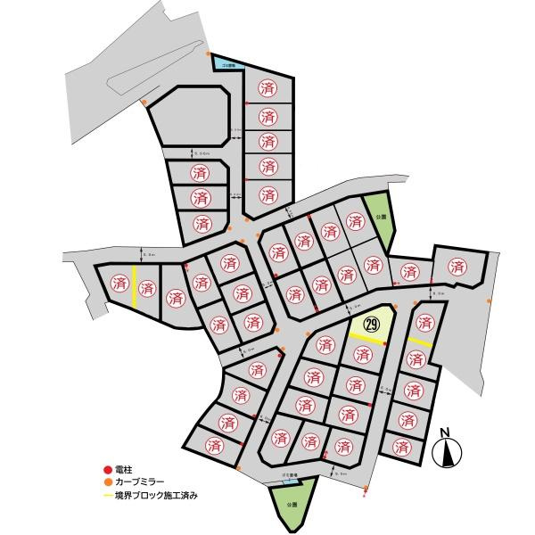 和歌山市府中分譲地 29号地の土地図