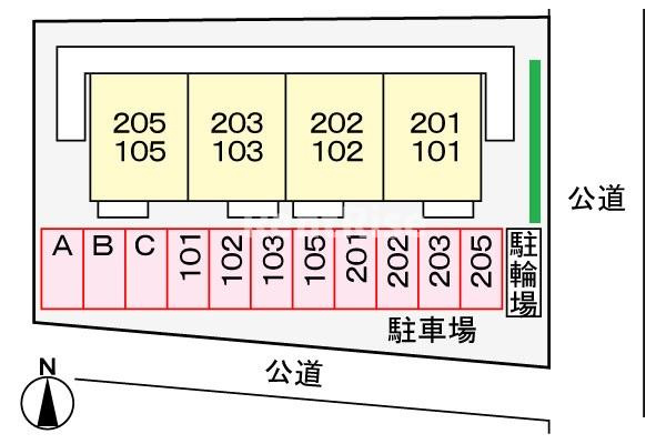 グリーンシティ日光の駐車場|駐車場