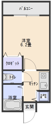 サウスハイツの間取り