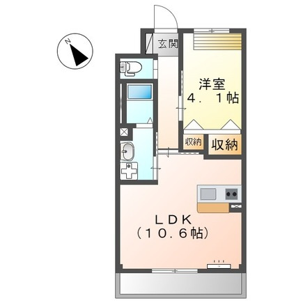 ロジェ かげろうの間取り