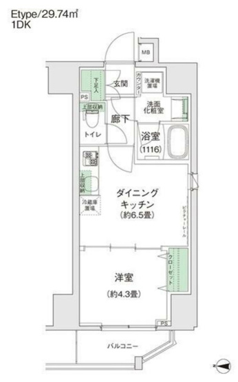 【間取り】 | スタイリオ蒲田Ⅱ