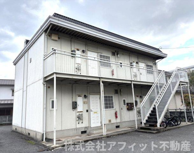 【外観】 | サンライフ中川B | サンライフ中川・軽量鉄骨造