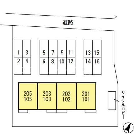 ファミーユ の区画図|高崎、前橋、伊勢崎エリアのお部屋探しはエンドスケープまで！お客様の理想お聞かせ下さい♪