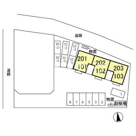 フェルメール21の区画図|高崎、前橋のお部屋探しはエンドスケープまで！お客様の理想お聞かせ下さい♪