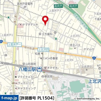 【地図】 | マーレ上北沢