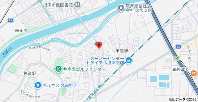 エイト摂津の地図