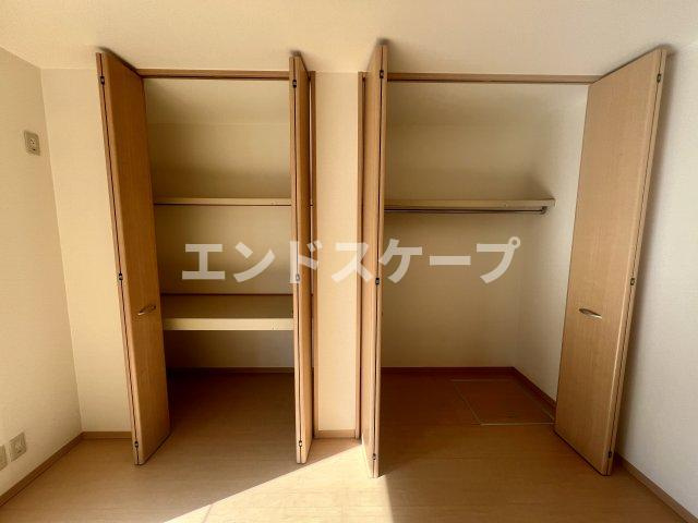 西中居ハイツ　Ｂの収納|高崎、前橋、伊勢崎エリアのお部屋探しはエンドスケープまで！お客様の理想お聞かせ下さい♪
