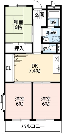 【間取り】 | ＷＩＮＧ１号館