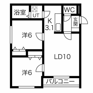 【間取り】 | 仮称　手稲本町3-3MS