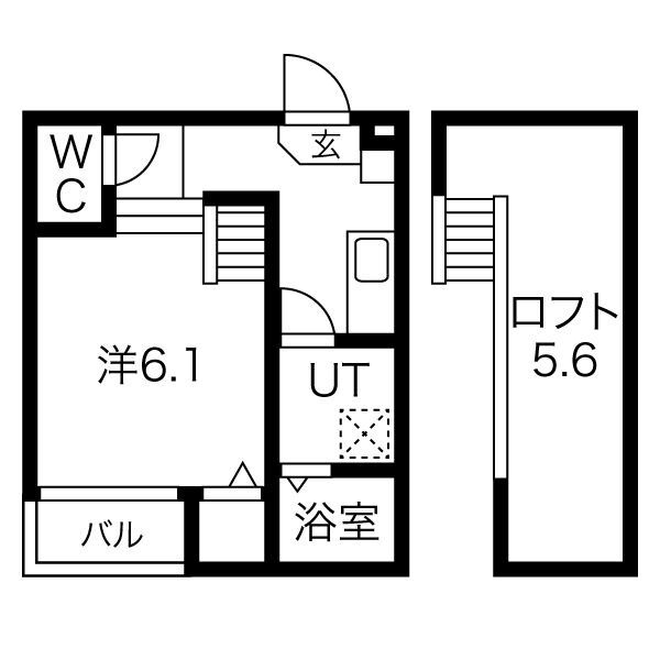 VILLETTA SASASHIMAの間取り