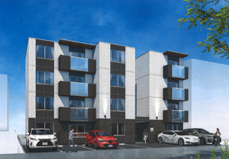 【外観パース】 | メゾンMT手稲本町