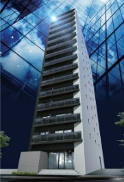 【外観パース】 | レジュールアッシュ谷町四丁目グランクラス