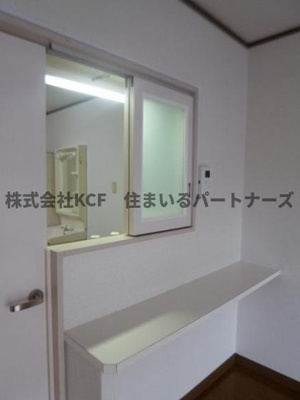 【洗面所】 | ライフコート御井 | コンパクトで使いやすい洗面所