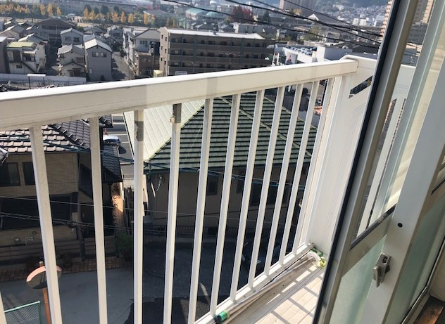 カーサ・パーチェのバルコニー