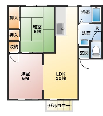 カーサ・パーチェの間取り