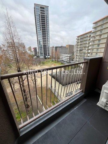 メゾン北梅田のバルコニー|広々としたバルコニーです