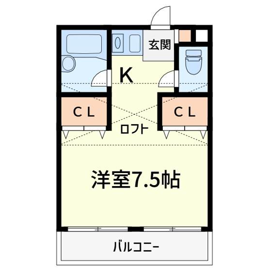 【間取り】 | プチパレ天神