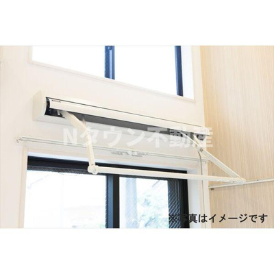 【設備】 | プランドール平安通 | 室内物干しです
